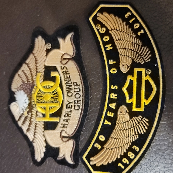 Harley-Davidson Other - 2 brand new Harley davidson owners group patches pacthwork